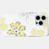 Étui de téléphone Fleur Jaune (Verso (horizontal))