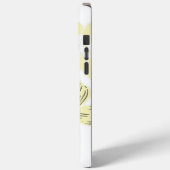 Étui de téléphone Fleur Jaune (Verso / Gauche)