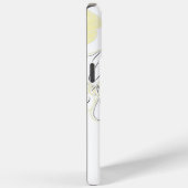 Étui de téléphone Fleur Jaune (Verso / Droite)