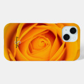 Étui de téléphone fleur Rose jaune (Verso (horizontal))