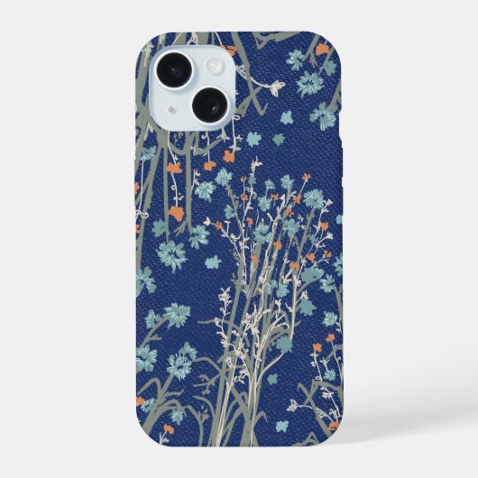 Étui de téléphone fleur sauvage boho (Verso)