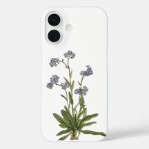 Étui de téléphone fleur sauvage Ne m'oublie pas