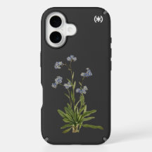 Étui de téléphone fleur sauvage Ne m'oublie pas
