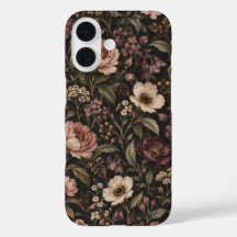 Étui de téléphone Fleur sauvage nostalgique et som