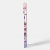 Étui de téléphone fleuri rose Shabby Chic - Blanc  (Verso / Gauche)