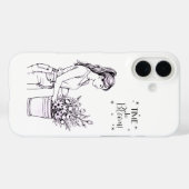 Étui de téléphone Fleurir (Verso (horizontal))