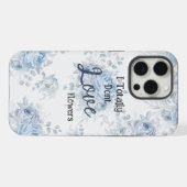 Étui de téléphone Fleurs (Verso Horizontal)