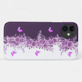 Étui de téléphone Fleurs botaniques de lavande (Dos (Horizontal))