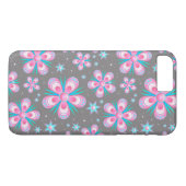 étui de téléphone fleurs et étoiles colorés (Dos (Horizontal))