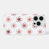 étui de téléphone floral (Verso Horizontal)