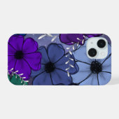 Étui de téléphone floral (Verso Horizontal)