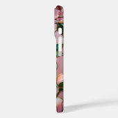 Étui de téléphone floral personnalisé avec pivoine (Verso / Gauche)