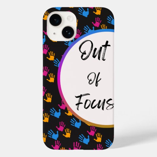 Étui de téléphone flou | Creative Typography Cove (Verso)