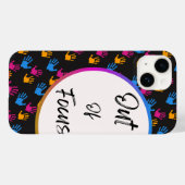 Étui de téléphone flou | Creative Typography Cove (Verso (horizontal))