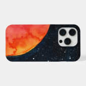 Étui de téléphone Galaxy Red Moon (Verso Horizontal)