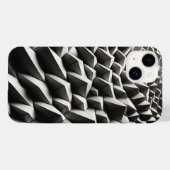 Étui de téléphone géométrique 3D blanc moderne - M (Verso (horizontal))