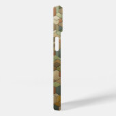 Étui de téléphone géométrique hexagonal de couleur (Verso / Droite)