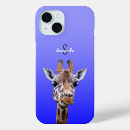 Étui de téléphone girafe (Verso)