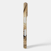Étui de téléphone Grain de Bois Flotté Clair (Verso / Droite)
