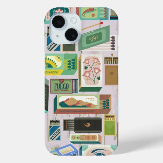 Étui de téléphone Green Matchbox (Verso)