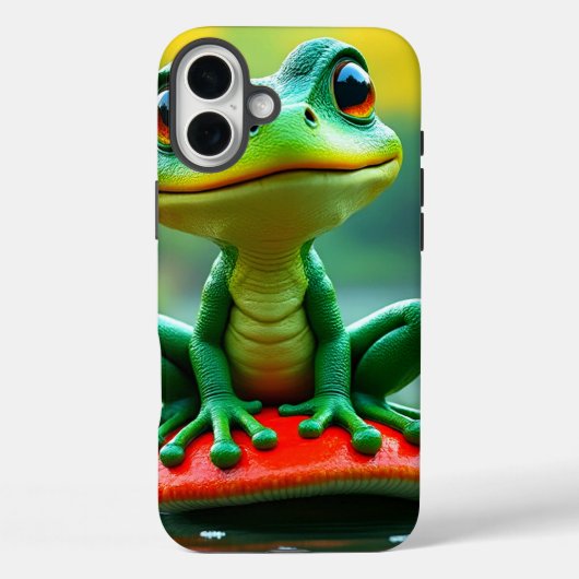 Étui de téléphone Grenouille verte (Verso)