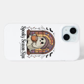 Étui de téléphone Halloween Café Fantôme Mignon (Verso (horizontal))