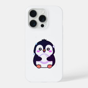 Étui de téléphone hiver manchot kawaii mignon