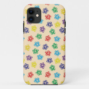 Étui de téléphone i coloré à motifs géométriques t