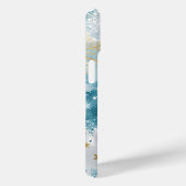 Étui de téléphone Icy Gold Flurry (Verso / Droite)
