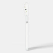 Étui de téléphone Initial Plus Nom & Fleurs Design (Verso / Gauche)