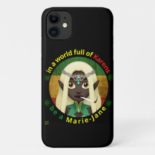étui de téléphone iPhone 11 drôle "BE A MARIE-JANE