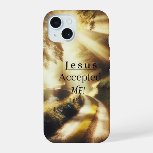 Étui de téléphone Jésus m'a accepté (Verso)