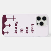 Étui de téléphone "La voie de Dieu ou rien" (Verso Horizontal)