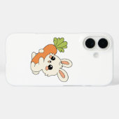 Étui de téléphone Lapin Mignon Carotte (Verso (horizontal))