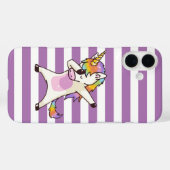 Étui de téléphone Licorne qui Dabe (Verso (horizontal))
