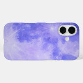 Étui de téléphone Lune Aquarelle Violette (Verso (horizontal))