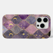 Étui de téléphone Lune Mystique – Conception céles (Verso (horizontal))