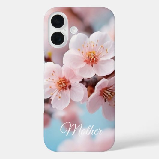 Étui de téléphone Magie Fleur Rose (Verso)