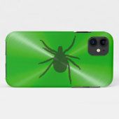 Étui de téléphone maladie de Lyme vert citron (Dos (Horizontal))