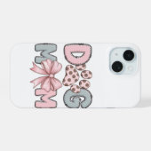 Étui de téléphone Maman Chien Mignon | Esthétique (Verso Horizontal)