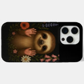 Étui de téléphone mignon paresseux (Verso (horizontal))