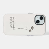 Étui de téléphone Minimal Flax - Restez Ancré (Verso Horizontal)