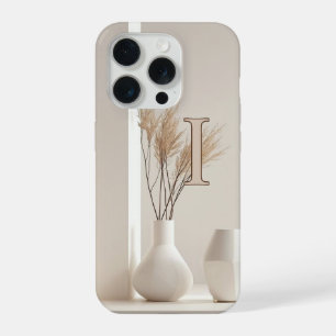 Étui de téléphone minimal lettre I – Monogramme es