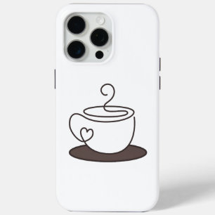 Étui de téléphone minimal pour café