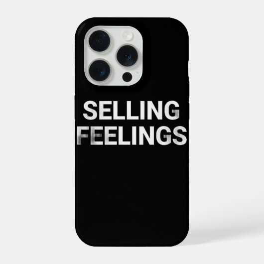 Étui de téléphone minimal Vendre des sentiments Hu (Verso)