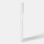Étui de téléphone moderne noir et blanc propre | m (Verso / Droite)