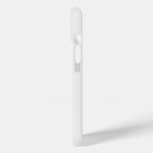 Étui de téléphone moderne noir et blanc propre | m (Verso / Gauche)