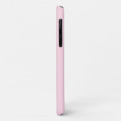 Étui de téléphone Monogramme Rose Bébé (Dos/Gauche)
