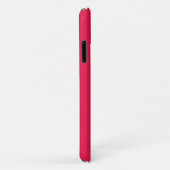 Étui de téléphone Monogramme Rouge Cerise (Dos/Droite)