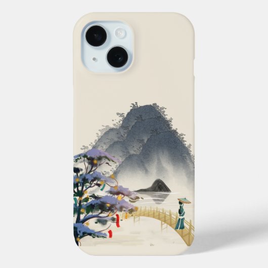 Étui de téléphone Montagnes (Verso)